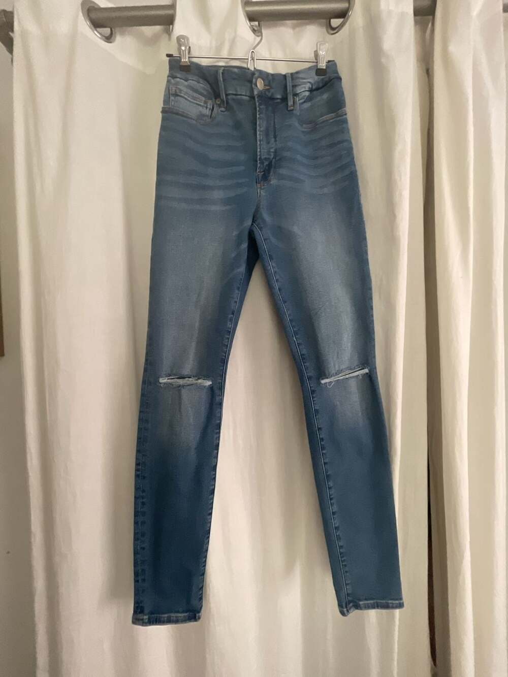 Good American Good Legs High Rise Skinny Jeans Size 6/28